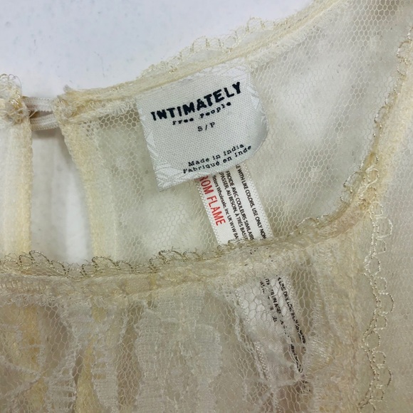 NWOT FP Lace Embroidered Fiesta Fleur Slip S - Picture 6 of 8